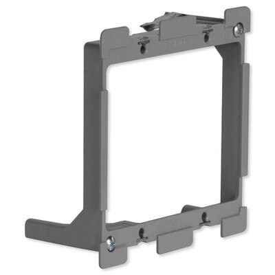On-Q/Legrand Low-Voltage Swing Bracket for Retrofit, 2-Gang